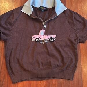 Teddy Fresh Brown and Pink Truck Shirt